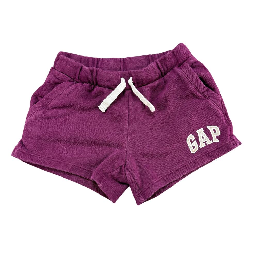 Gap Kids Purple Logo Shorts Girl's Size S /‎ 6-7